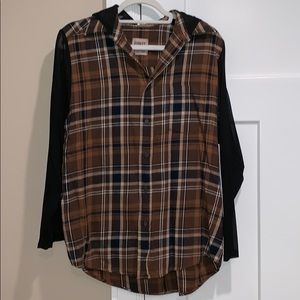 LF Furst of a Kind mustard button down flannel